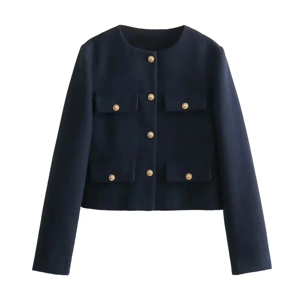 Cappotto da donna Maisy - Elegante cappotto classico con eleganti bottoni decorativi