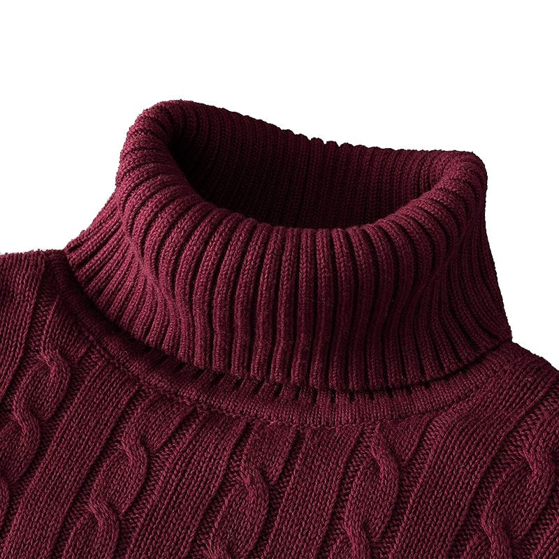 Maglione a collo alto da uomo Klaus: maglieria esclusiva, elegante e confortevole