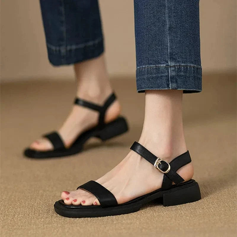 Sandali in pelle da donna Celine - Eleganti sandali in pelle con comfort superiore per l'estate
