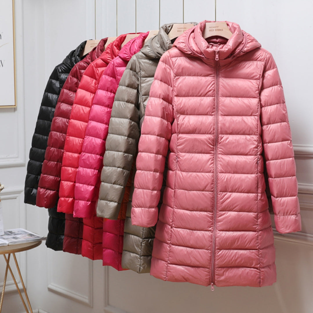 Giacca da donna Sky - Giacca impermeabile ultraleggera con cappuccio staccabile e protezione 3 in 1