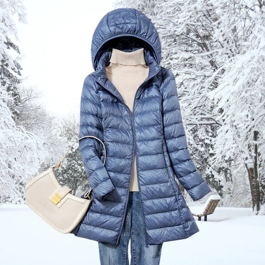 Giacca da donna Sky - Giacca impermeabile ultraleggera con cappuccio staccabile e protezione 3 in 1