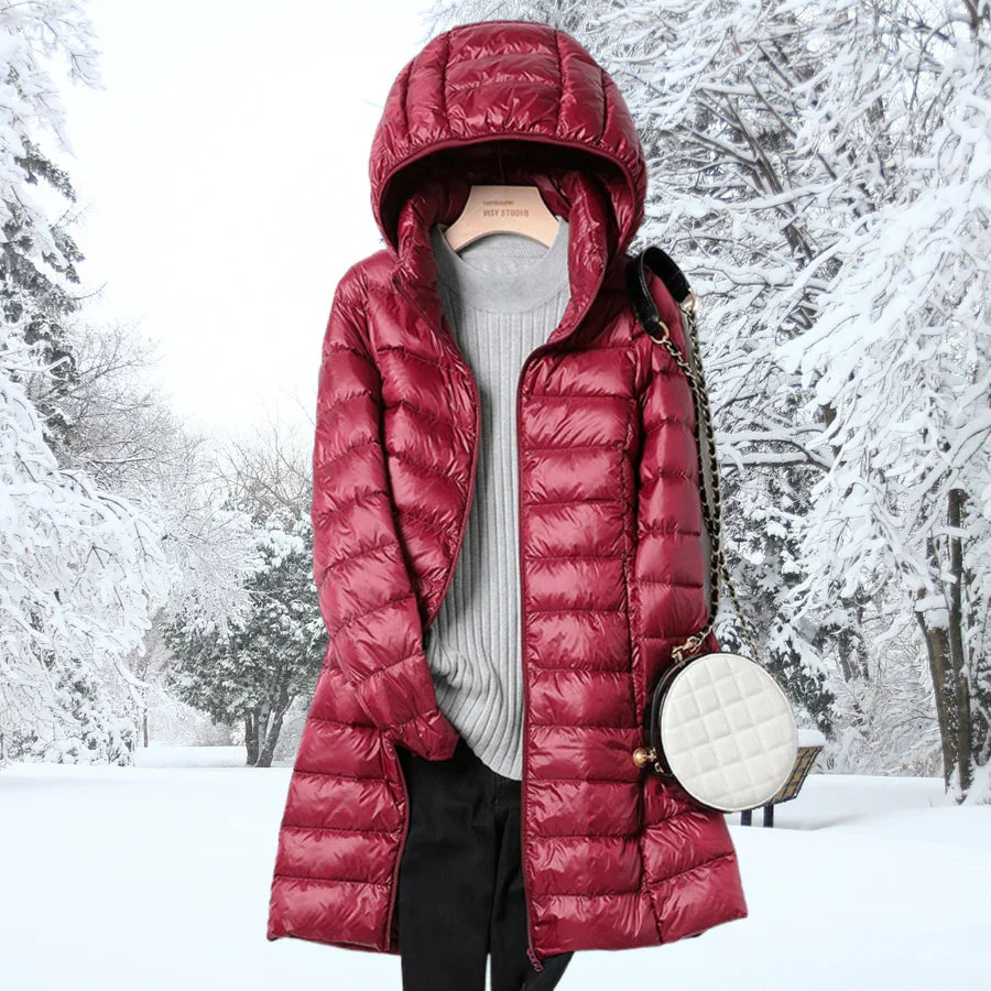 Giacca da donna Sky - Giacca impermeabile ultraleggera con cappuccio staccabile e protezione 3 in 1