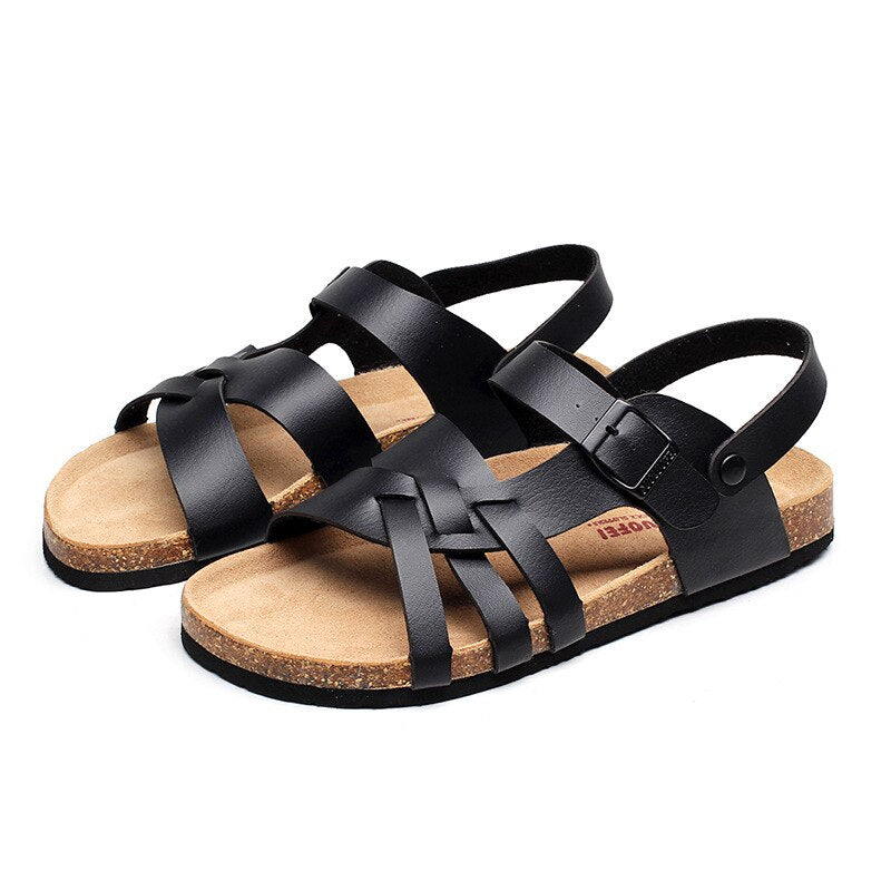 Sandali da donna Kim - Sandali in pelle con suola comoda e design senza tempo per l'uso quotidiano