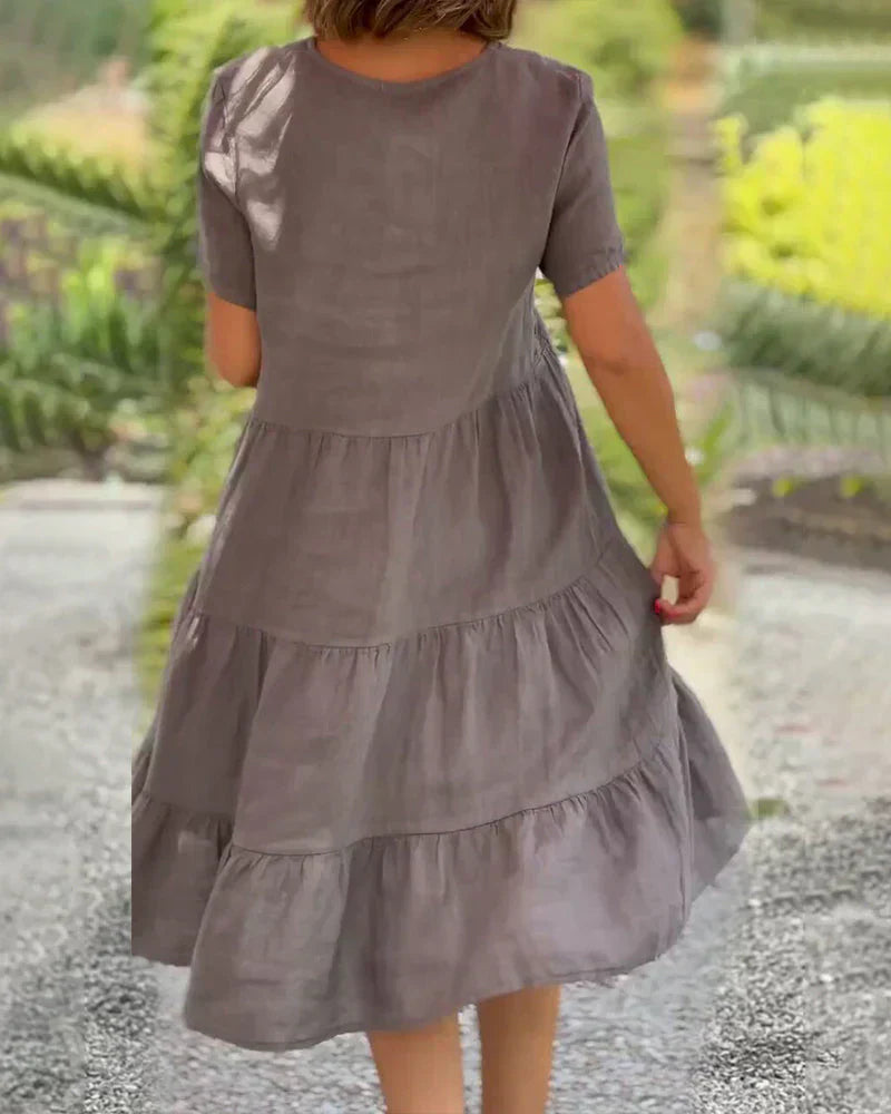 Abito da cocktail da donna Desarae - Abito midi con spalle scoperte e silhouette elegante per eventi speciali