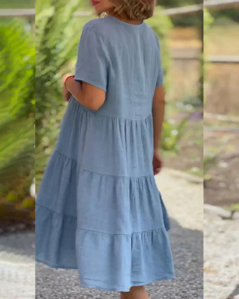 Abito da cocktail da donna Desarae - Abito midi con spalle scoperte e silhouette elegante per eventi speciali
