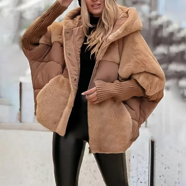 Sapphire Manteau Hiver Femme – Veste Chaude Unicolore avec Coupe Confortable et Élégante