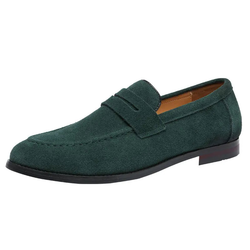 Darren Mocassins Suède Homme – Loafers Élégants Sans Lacets avec Semelle Confortable