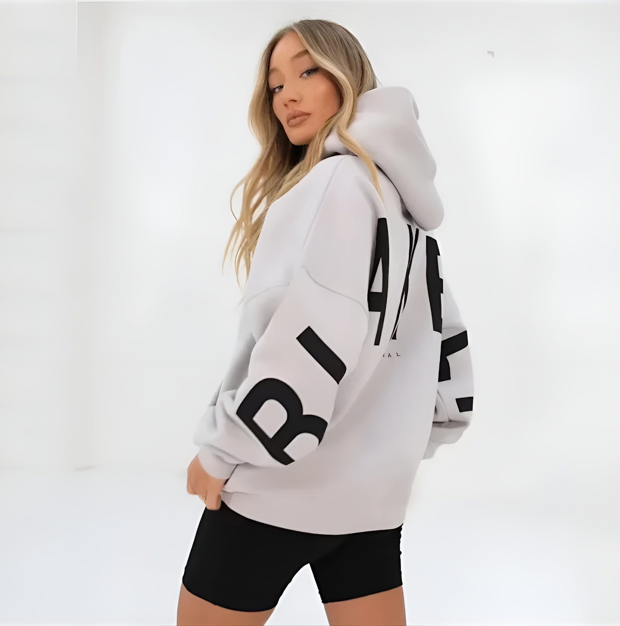 Ella Sweat à Capuche Femme – Hoodie Oversize Chaud avec Poche Kangourou & Style Décontracté