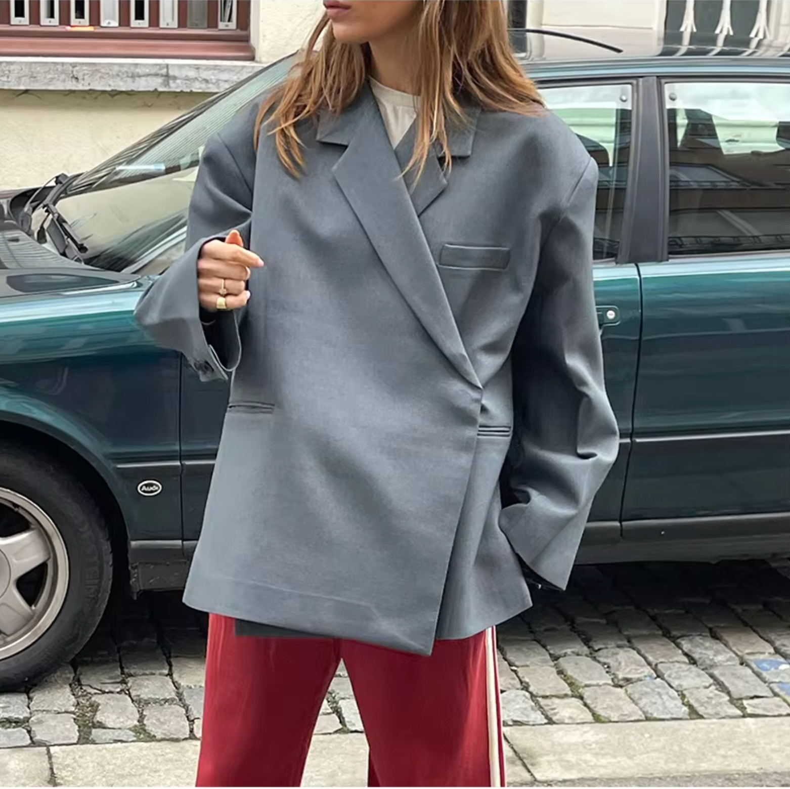 Maeve Blazer Femme Oversize – Élégant, Confortable et Polyvalent pour Toutes Occasions