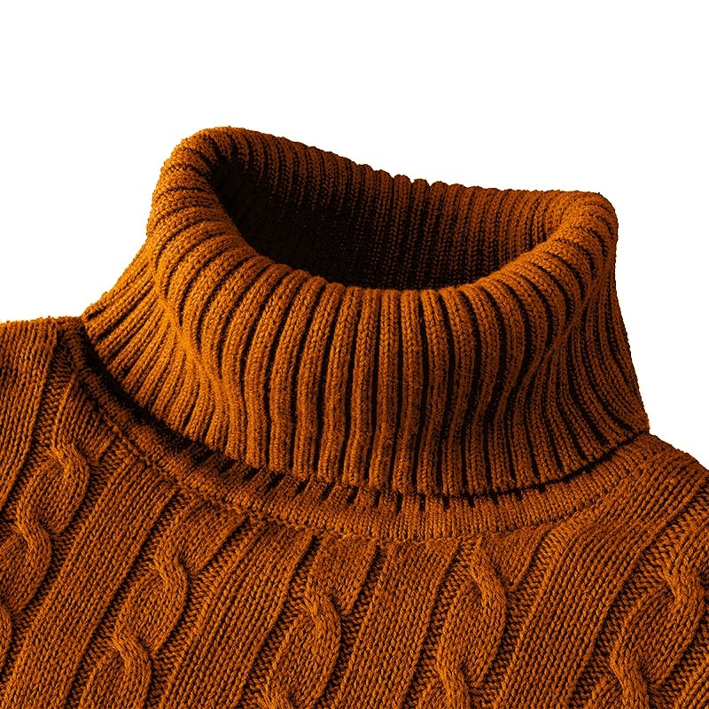 Maglione a collo alto da uomo Klaus: maglieria esclusiva, elegante e confortevole