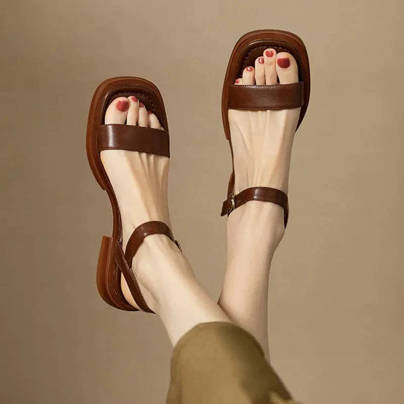 Sandali in pelle da donna Celine - Eleganti sandali in pelle con comfort superiore per l'estate