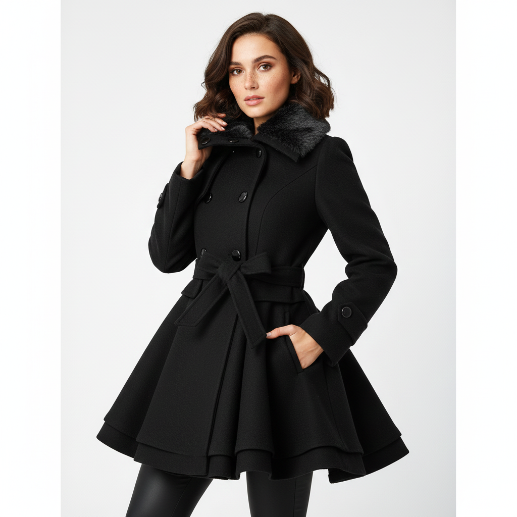 Shara Manteau Hiver Femme – Veste Chaude Élégante avec Coupe Confortable & Design Moderne