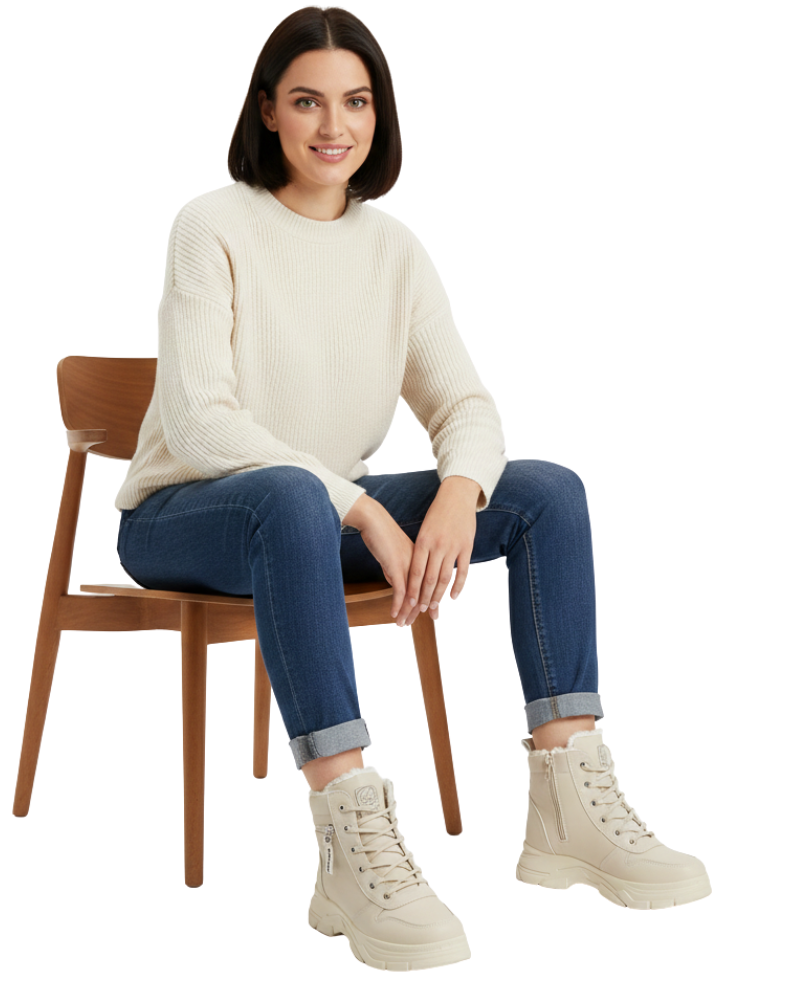 Haimee Ženske Čizme za Ugodu – Topla Podstava, Protuklizni Potplat i Elegantni Kroј