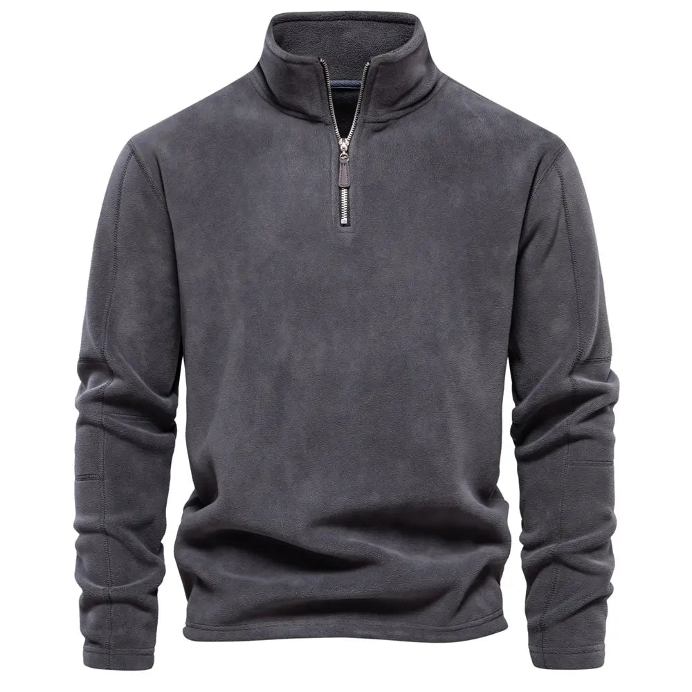 James Pull Homme Laine Zippé – Chaud, Confortable & Élégant avec Doublure Douce
