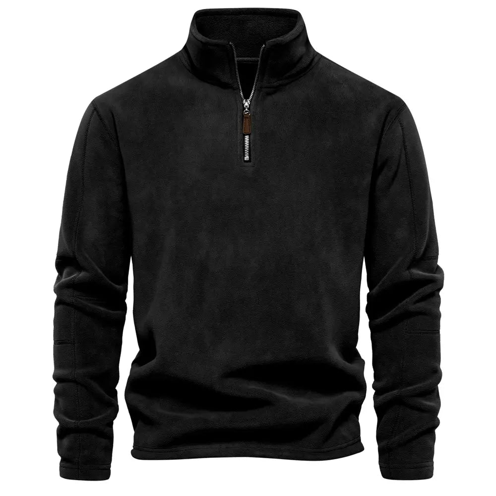 James Pull Homme Laine Zippé – Chaud, Confortable & Élégant avec Doublure Douce