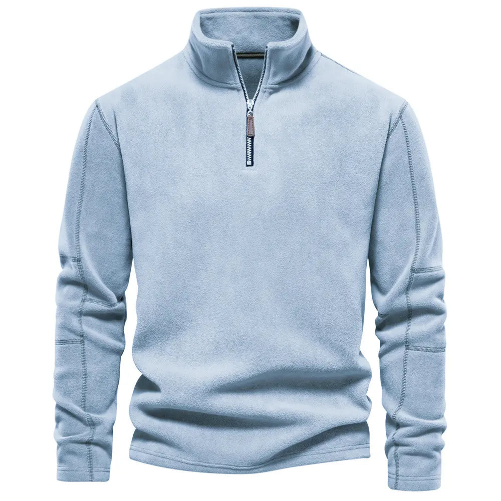 James Pull Homme Laine Zippé – Chaud, Confortable & Élégant avec Doublure Douce