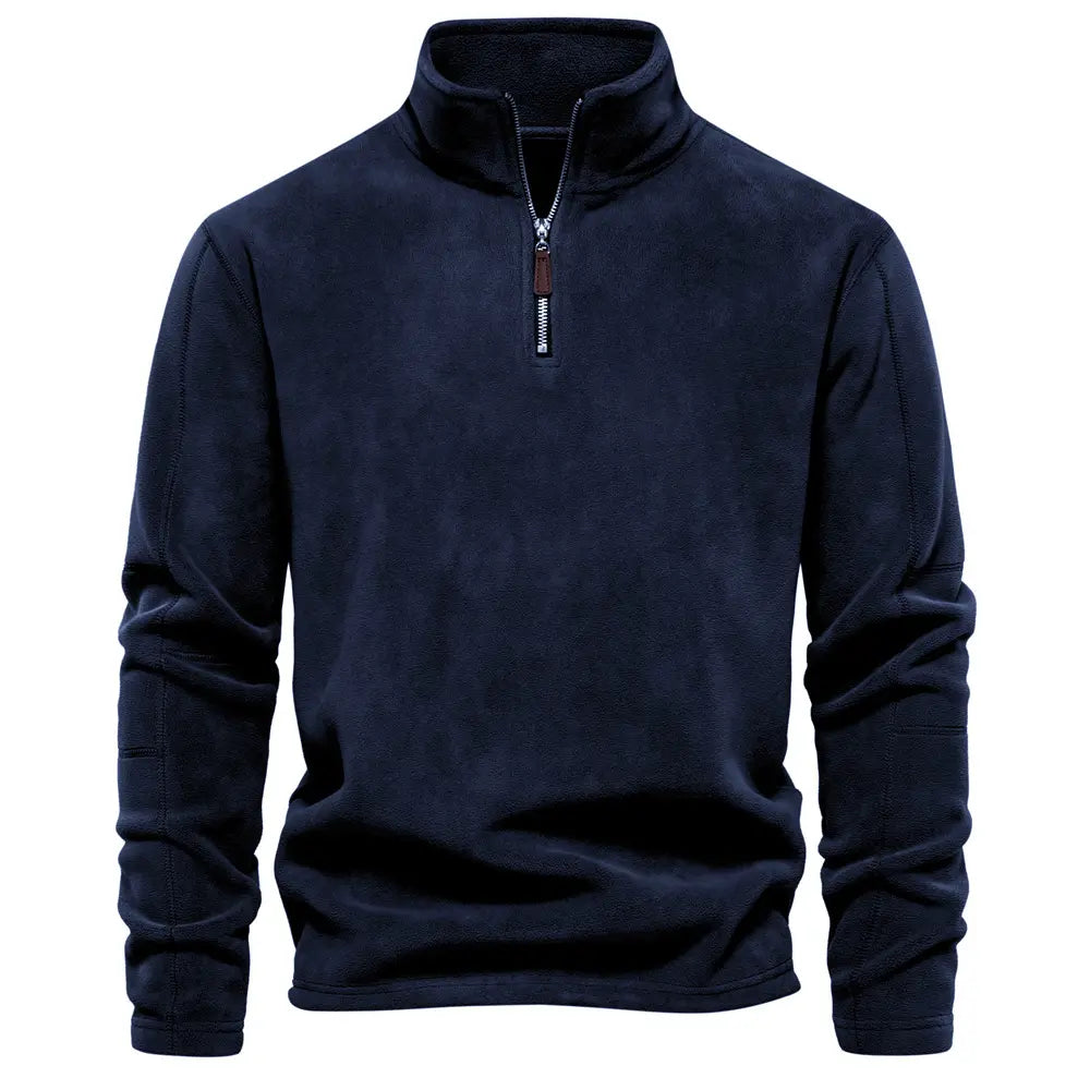 James Pull Homme Laine Zippé – Chaud, Confortable & Élégant avec Doublure Douce