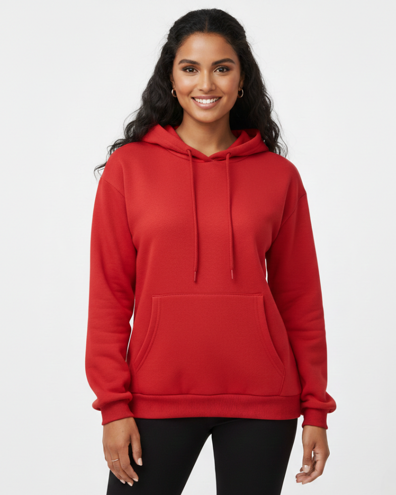 Sweatshirt com Capuz Clássica para Mulher Chloe – Camisola Confortável com Bolso Canguru