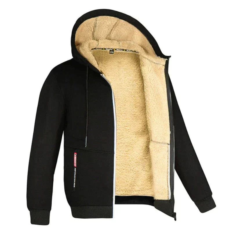 Giacca invernale da uomo Diego - Calda ed elegante con cappuccio e cerniera integrati