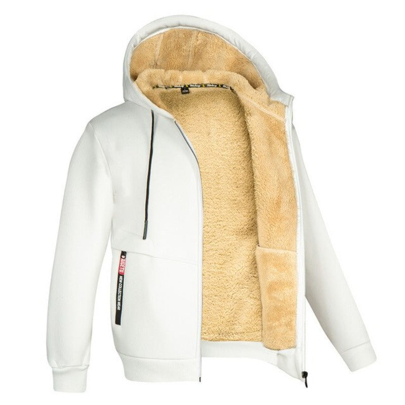 Giacca invernale da uomo Diego - Calda ed elegante con cappuccio e cerniera integrati