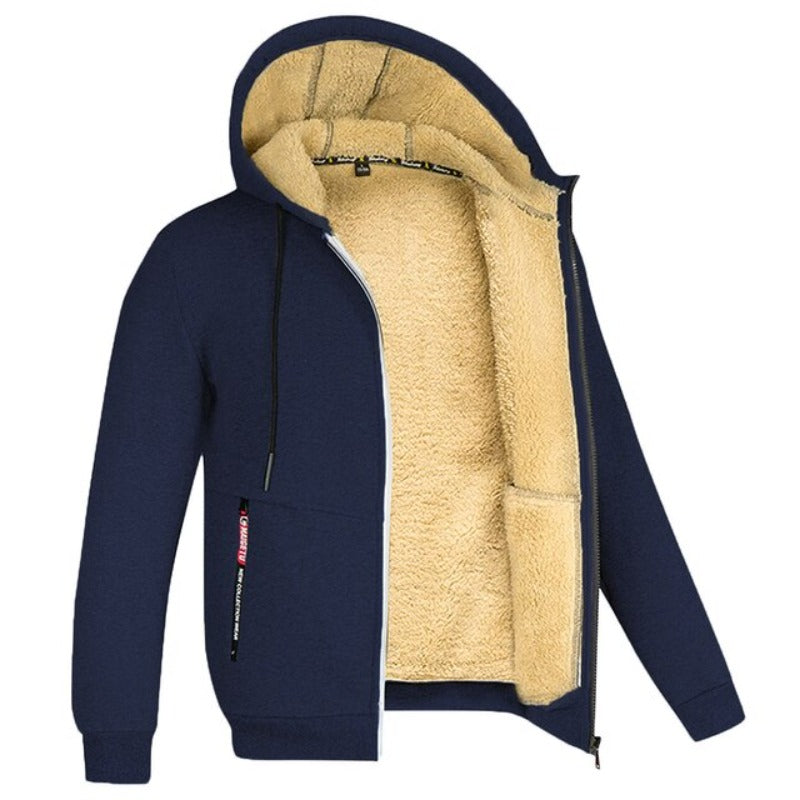 Giacca invernale da uomo Diego - Calda ed elegante con cappuccio e cerniera integrati