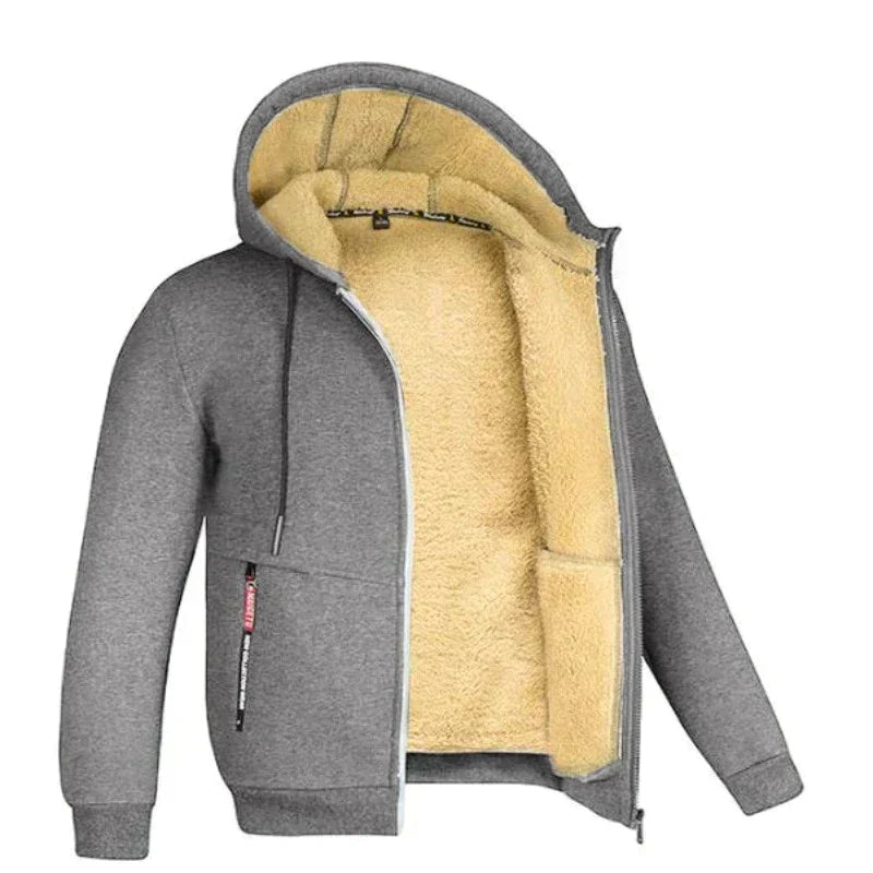 Giacca invernale da uomo Diego - Calda ed elegante con cappuccio e cerniera integrati