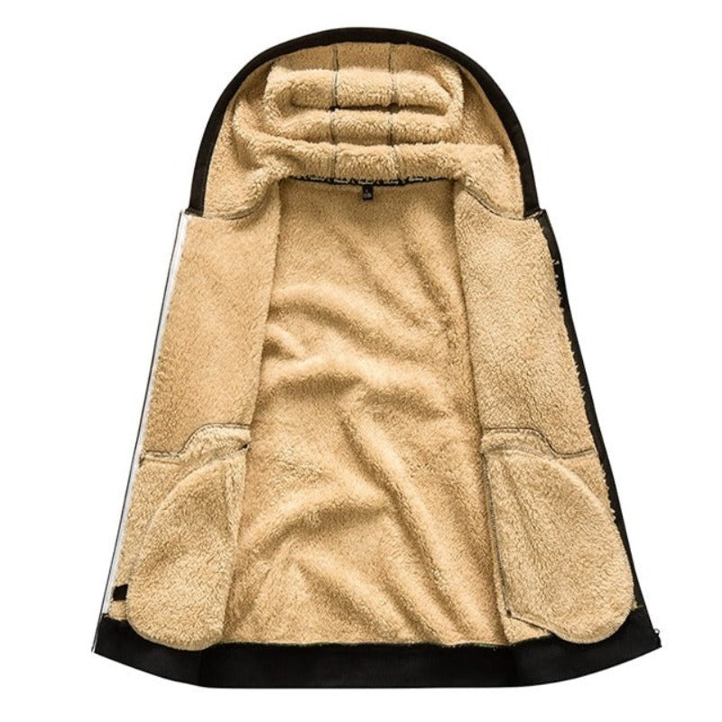 Giacca invernale da uomo Diego - Calda ed elegante con cappuccio e cerniera integrati
