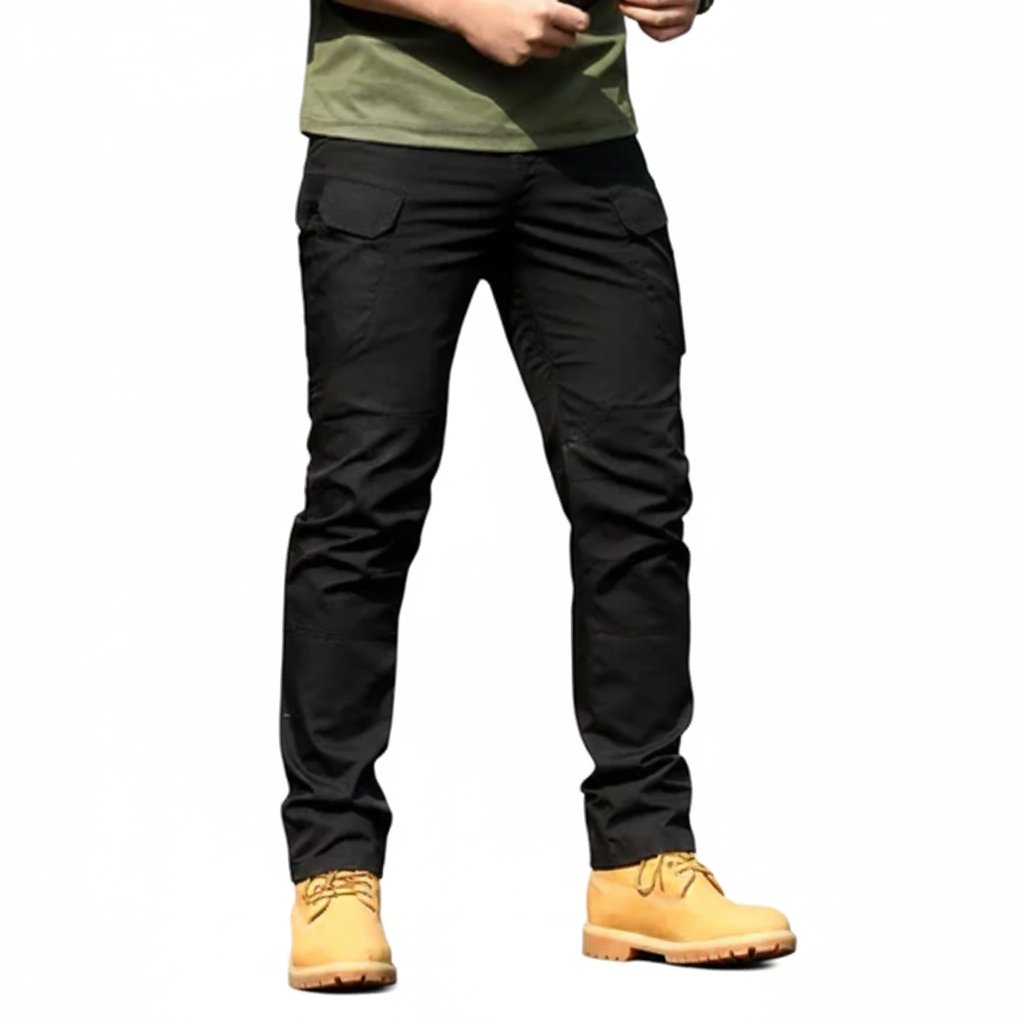 Troy Pantalon Tactique Homme – Pantalon de Travail Imperméable avec Poches Cargo & Genoux Renforcés