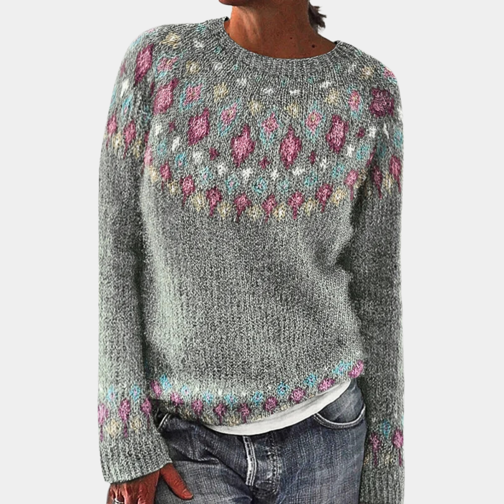 Maglione da donna Janelle - Maglione lavorato a maglia caldo e confortevole, stile elegante per l'inverno