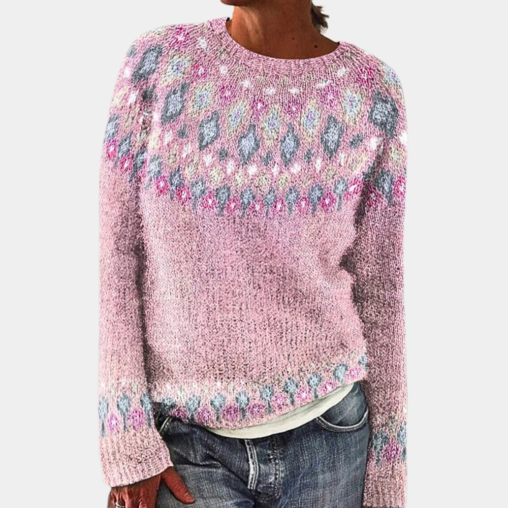 Maglione da donna Janelle - Maglione lavorato a maglia caldo e confortevole, stile elegante per l'inverno