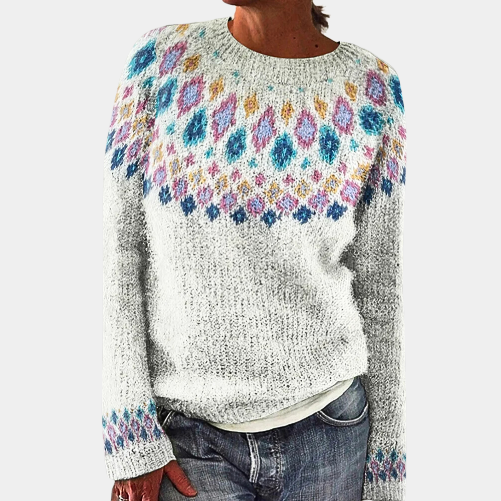 Maglione da donna Janelle - Maglione lavorato a maglia caldo e confortevole, stile elegante per l'inverno