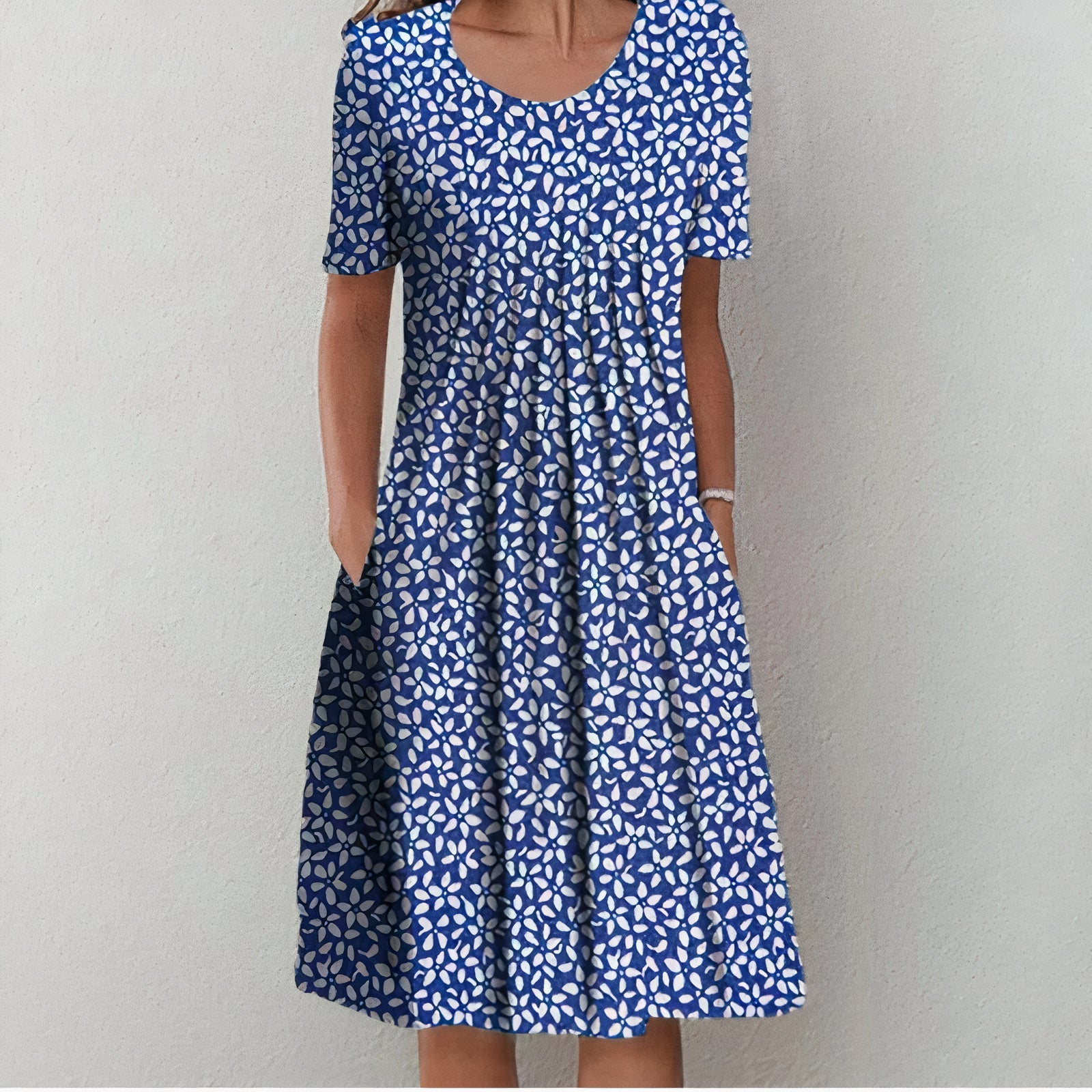 Abito estivo da donna Ulla – Elegante abito in cotone traspirante e dal design senza tempo