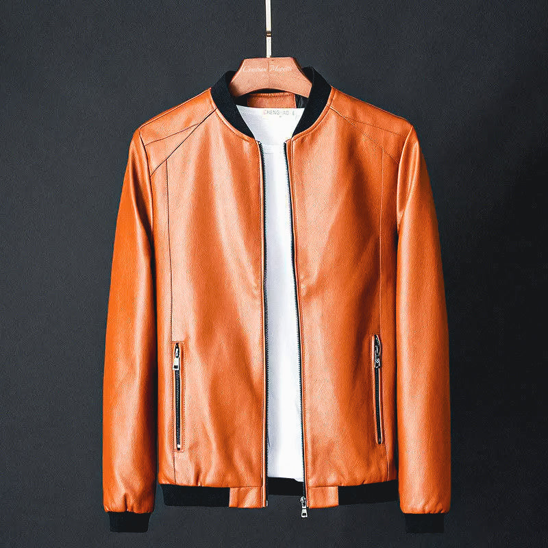 Giacca da uomo Vincent: giacca in pelle premium elegante e resistente con uno stile senza tempo