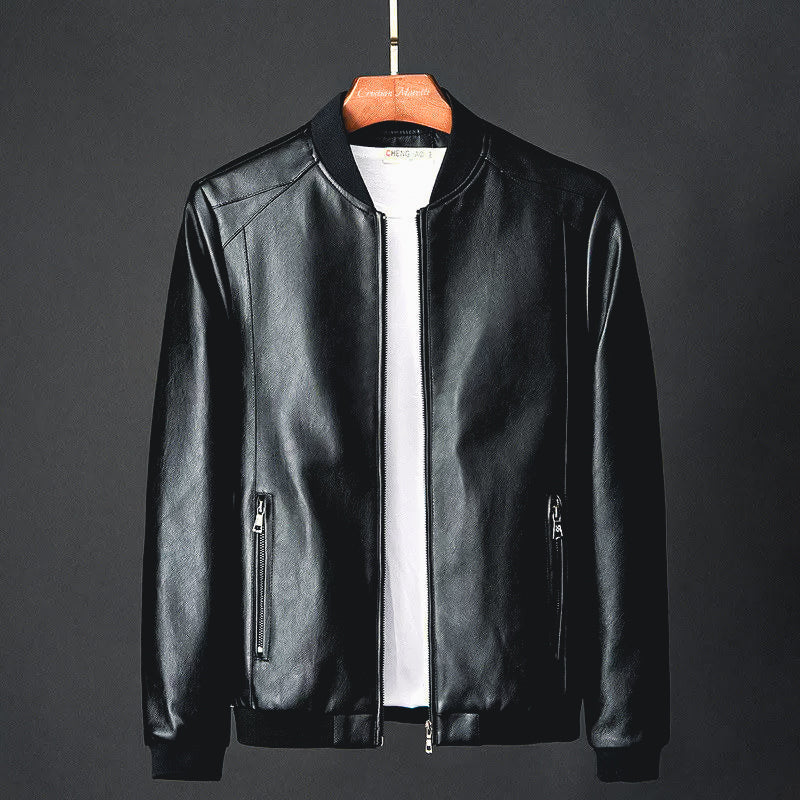 Giacca da uomo Vincent: giacca in pelle premium elegante e resistente con uno stile senza tempo