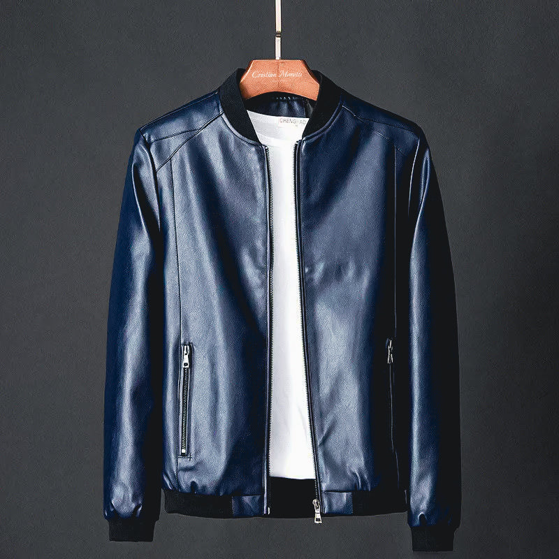 Giacca da uomo Vincent: giacca in pelle premium elegante e resistente con uno stile senza tempo