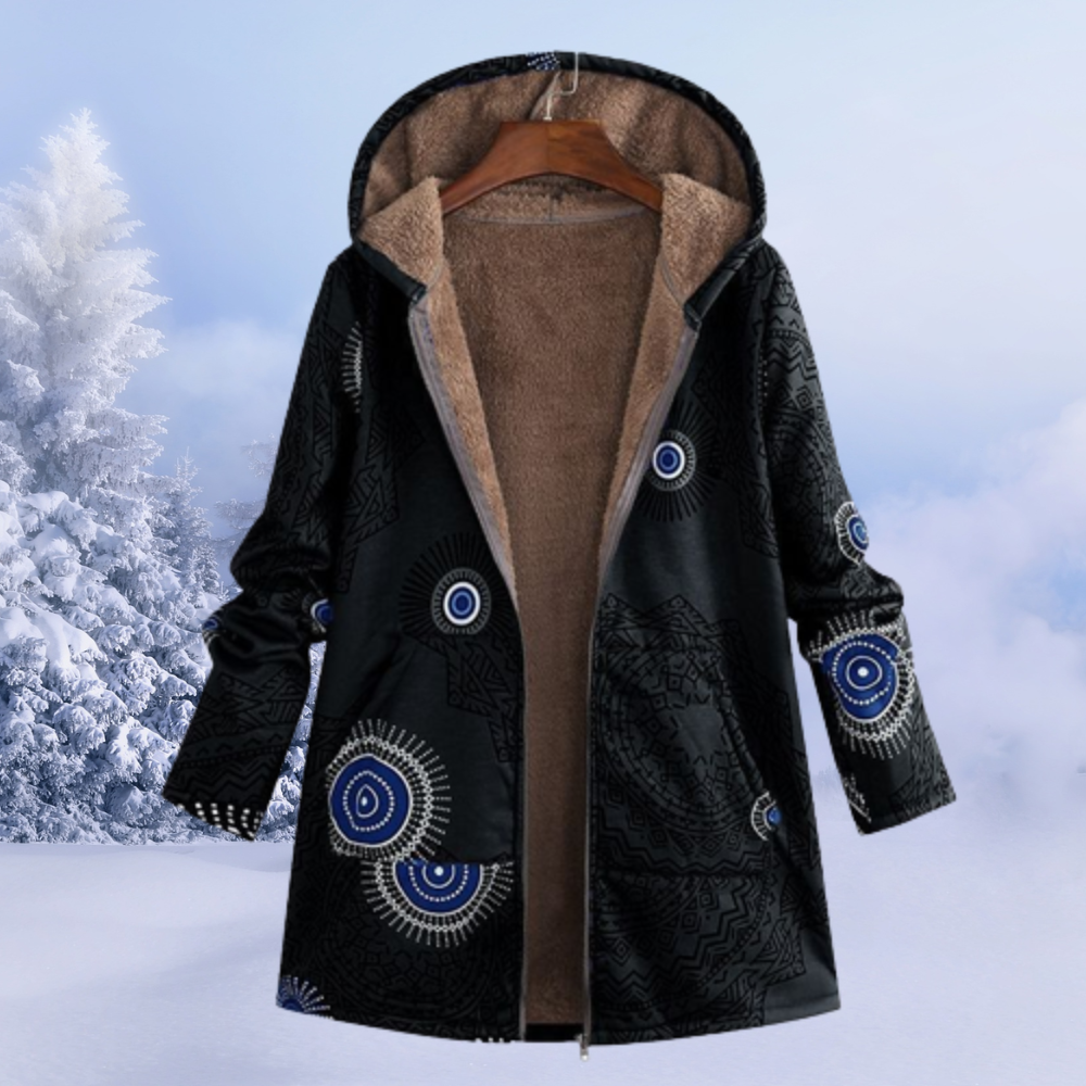 Cleo Veste Femme – Veste Douillette à Capuche Confortable & Moderne pour l’Hiver
