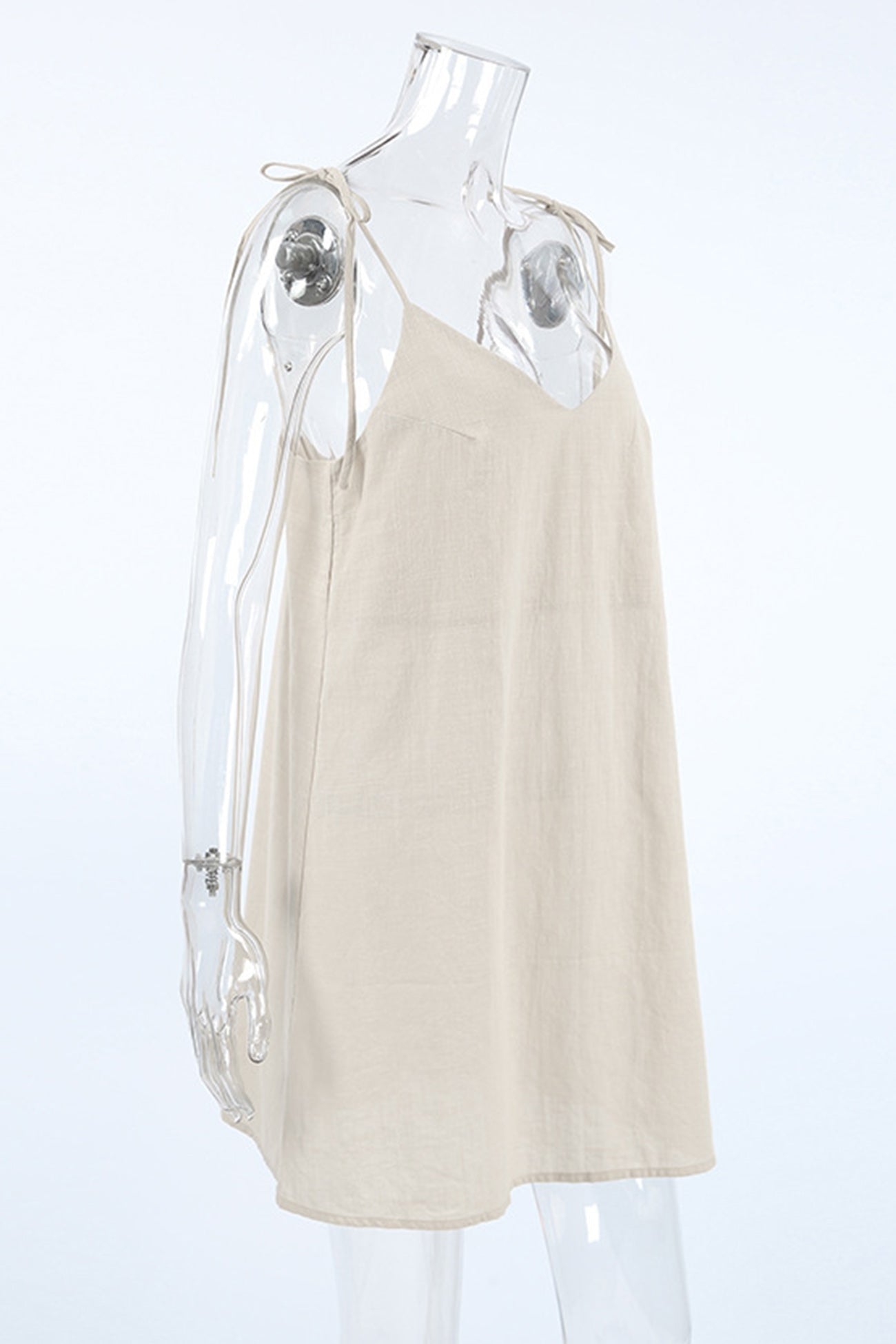 Abito Lillan con spalline annodate e schiena scoperta - Scollo a V