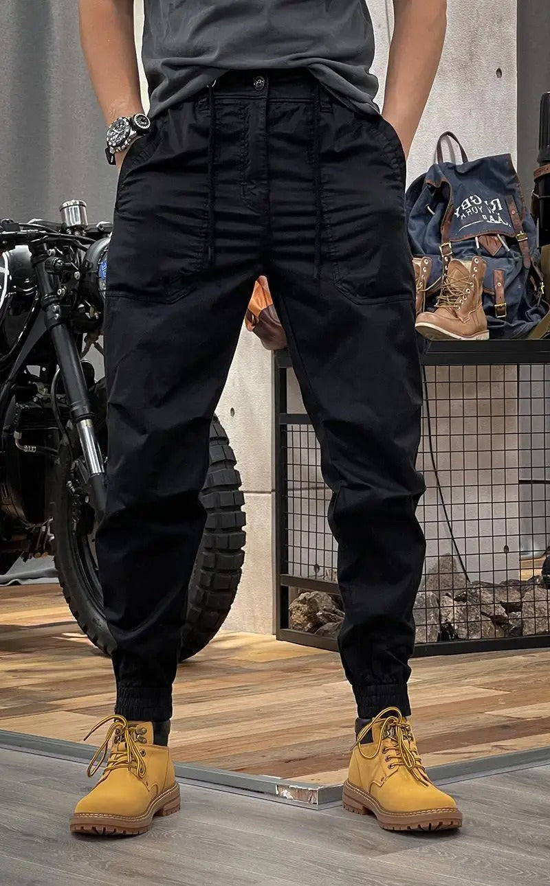 Pantaloni da uomo David - Pantaloni cargo elasticizzati con spandex comodo e versatile