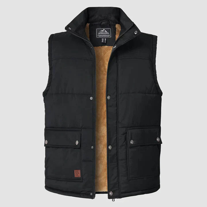 Mark Gilet Homme – Bodywarmer Sans Manches avec Poches Pratiques & Confort Quotidien