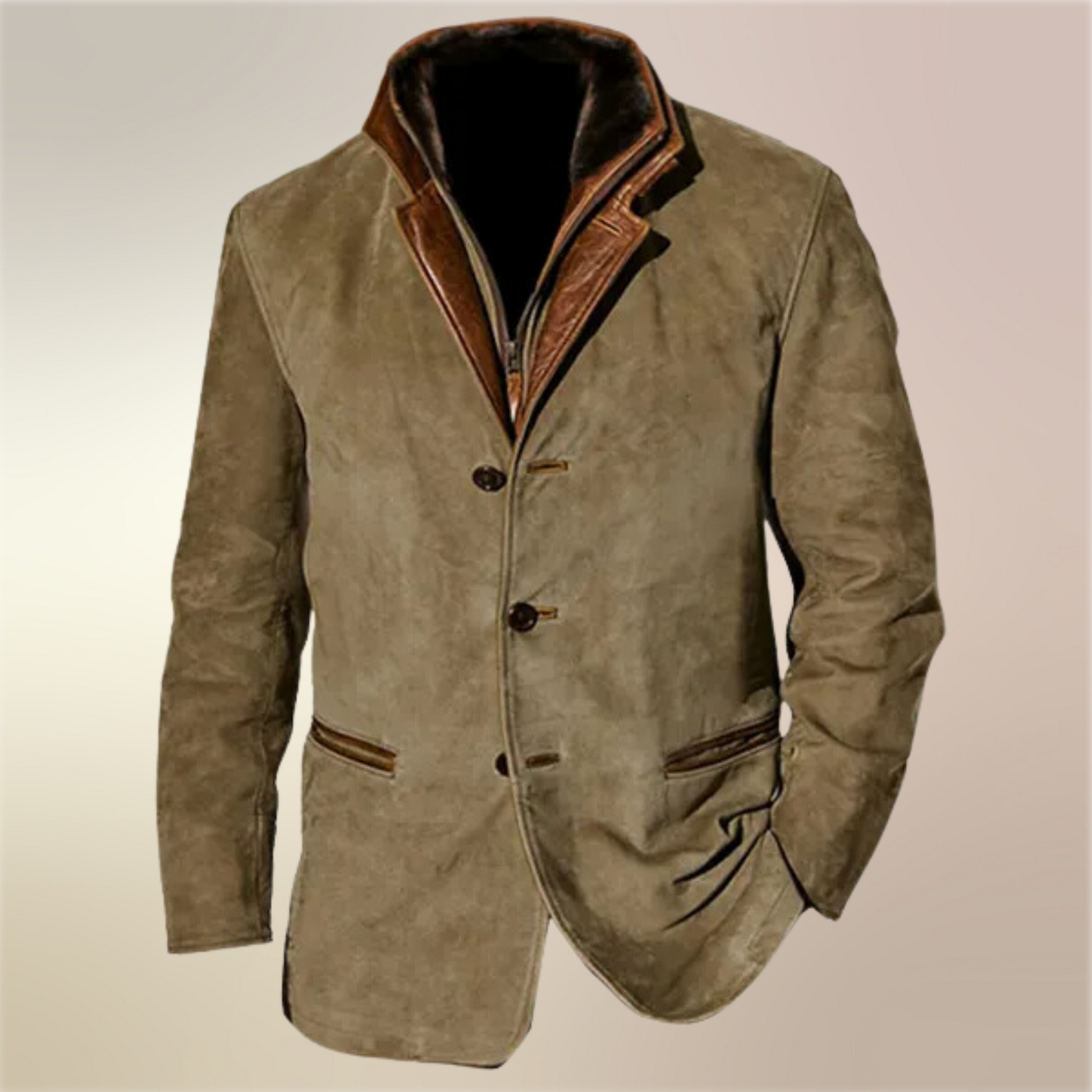 Aaron Veste Vintage Homme – Veste Classique Élégante Style Rétro & Confort Moderne