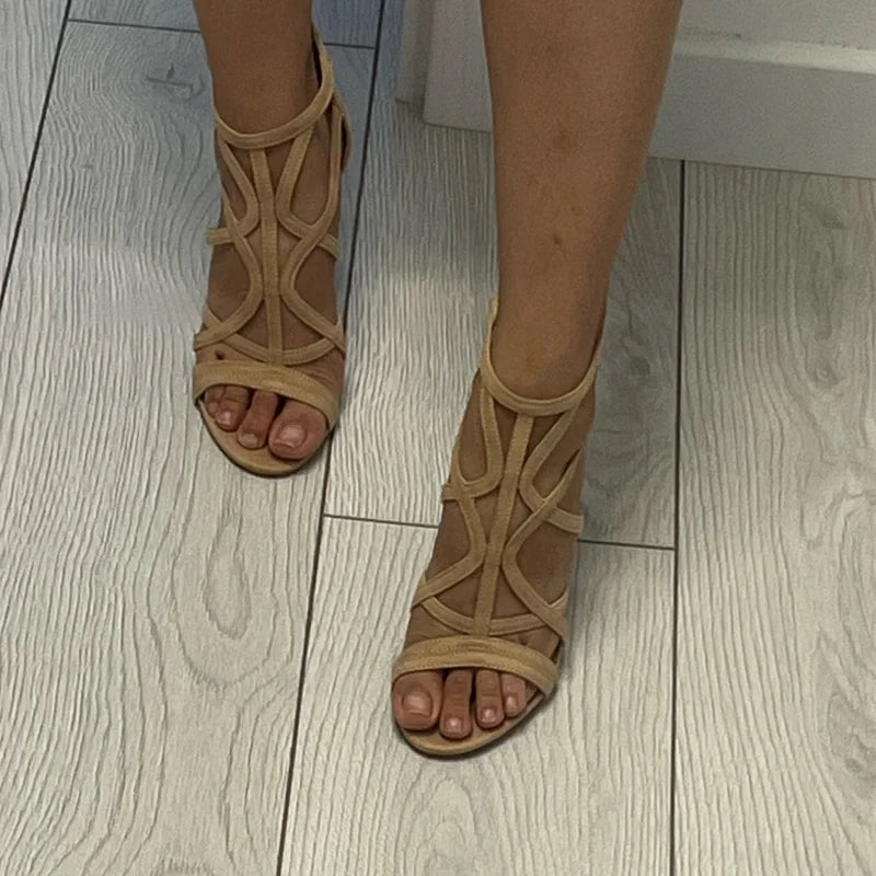 Natalie Sandales à Talons Femme – Elegante Gladiator-Heels mit offenem Zehenbereich & modernem Stil