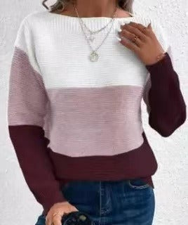 Kennedy Women's Winter Sweater in Thick Knit – Warm Long Sleeve Sweater with Casual Straight Cut