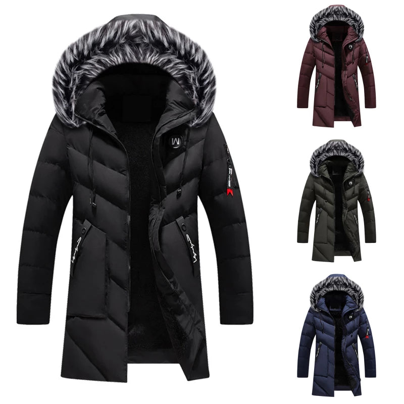 Cappotto invernale da uomo Ryan: isolamento caldo, tessuto idrorepellente e cappuccio regolabile