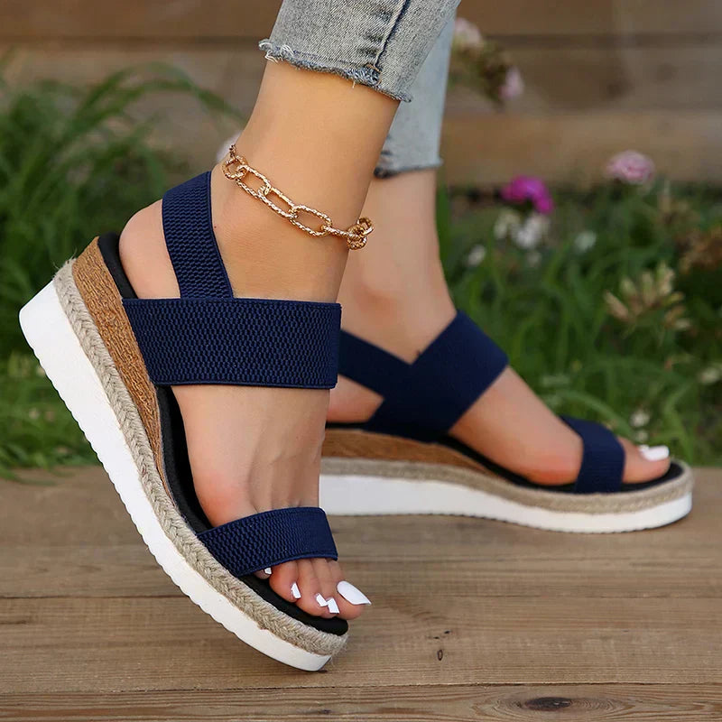Sandali con zeppa da donna Suzanne - Eleganti plateau per un'estate chic e il comfort di tutti i giorni