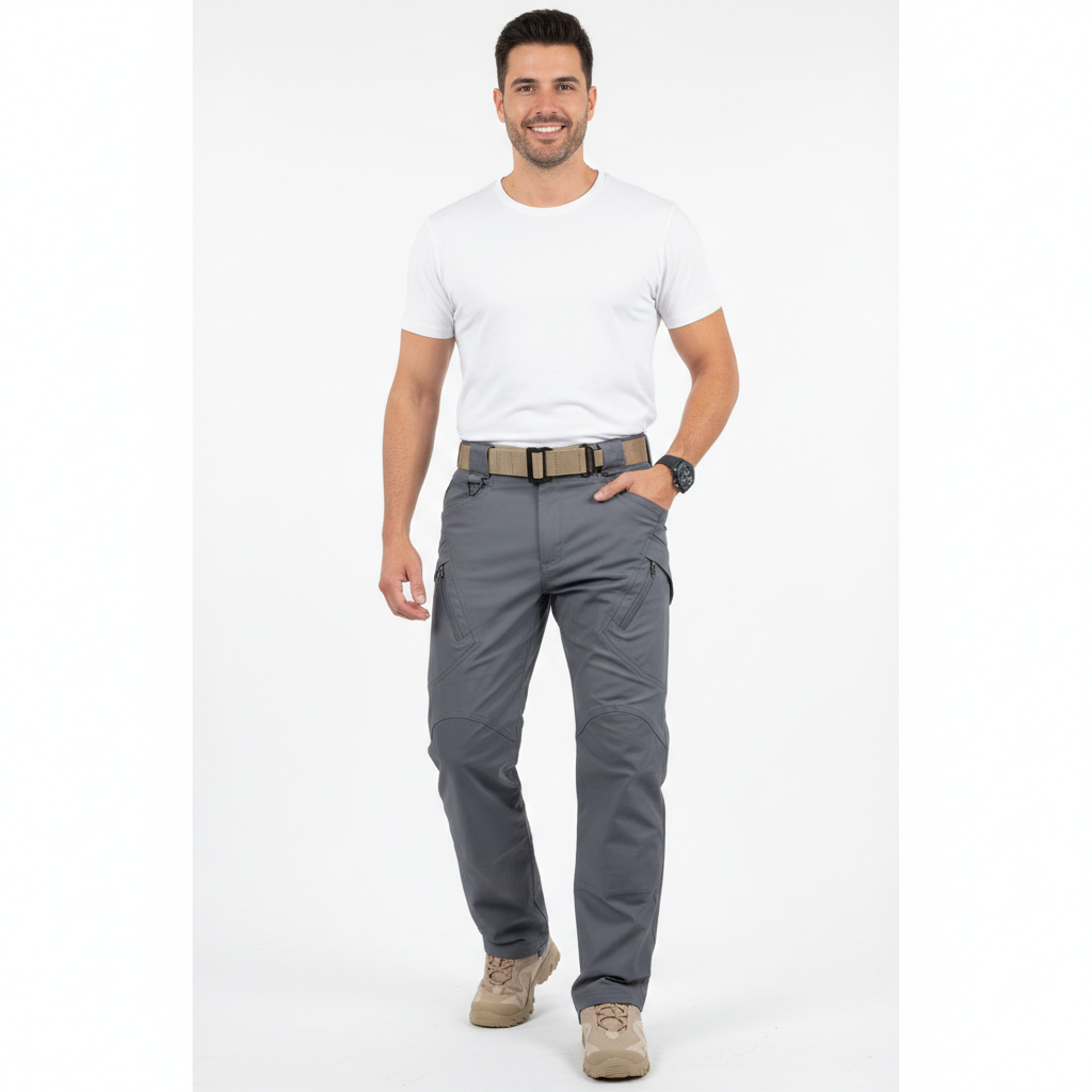 Zac Pantalon Cargo Homme Imperméable – Outdoor & Travail avec Coupe Confortable
