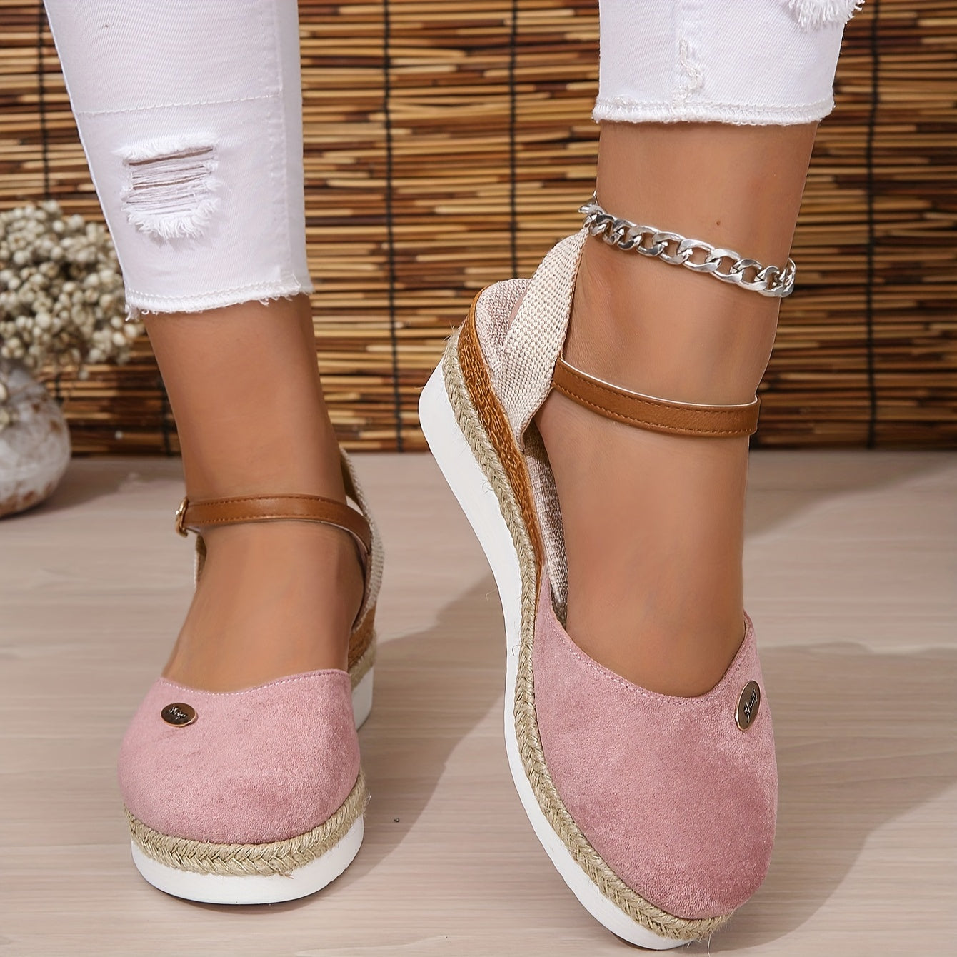 Sandali da donna Zanira - Sandali con zeppa chiusi, eleganti e comodi per l'estate