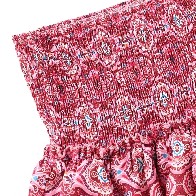 Gonna estiva da donna Avianna - Gonna con stampa floreale, pantaloncini interni e vestibilità comoda e ariosa