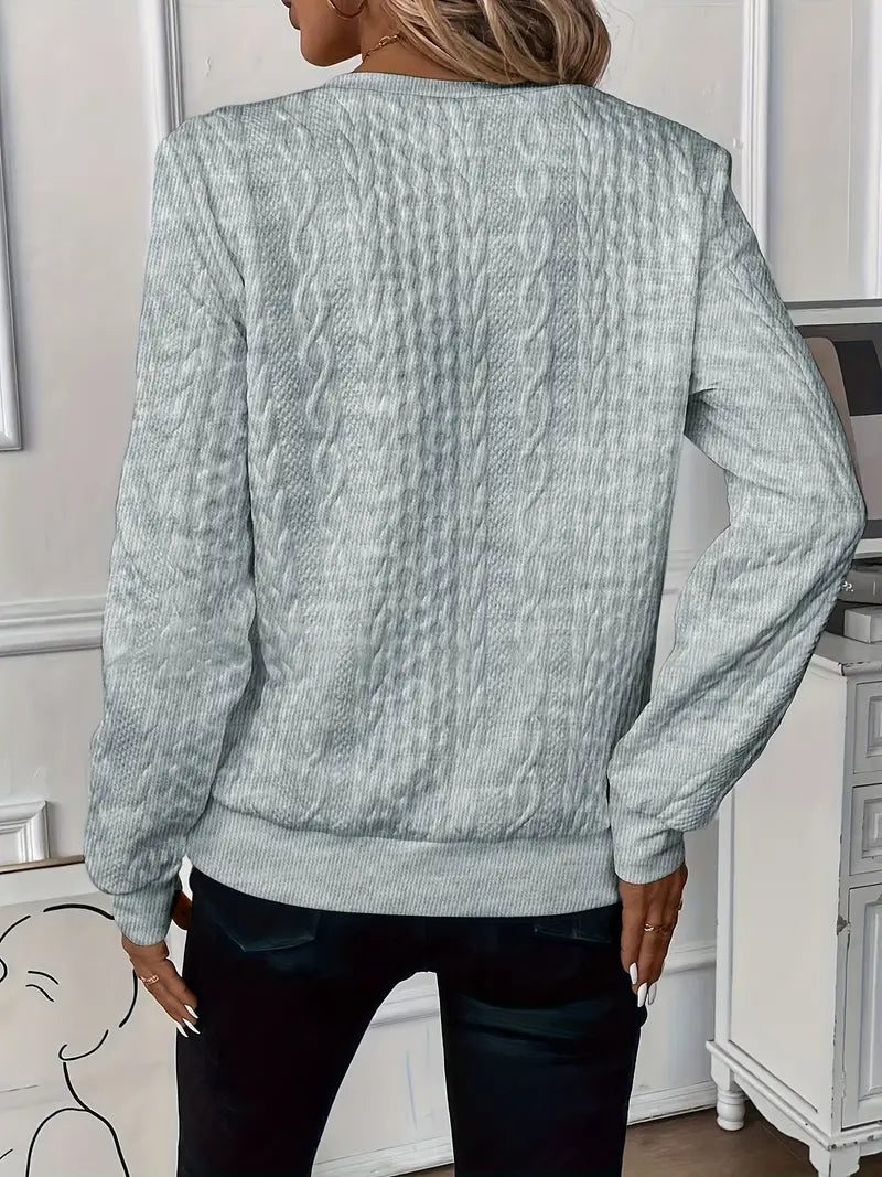 Maglione morbido in maglia da donna Amora: comfort quotidiano ed eleganza casual