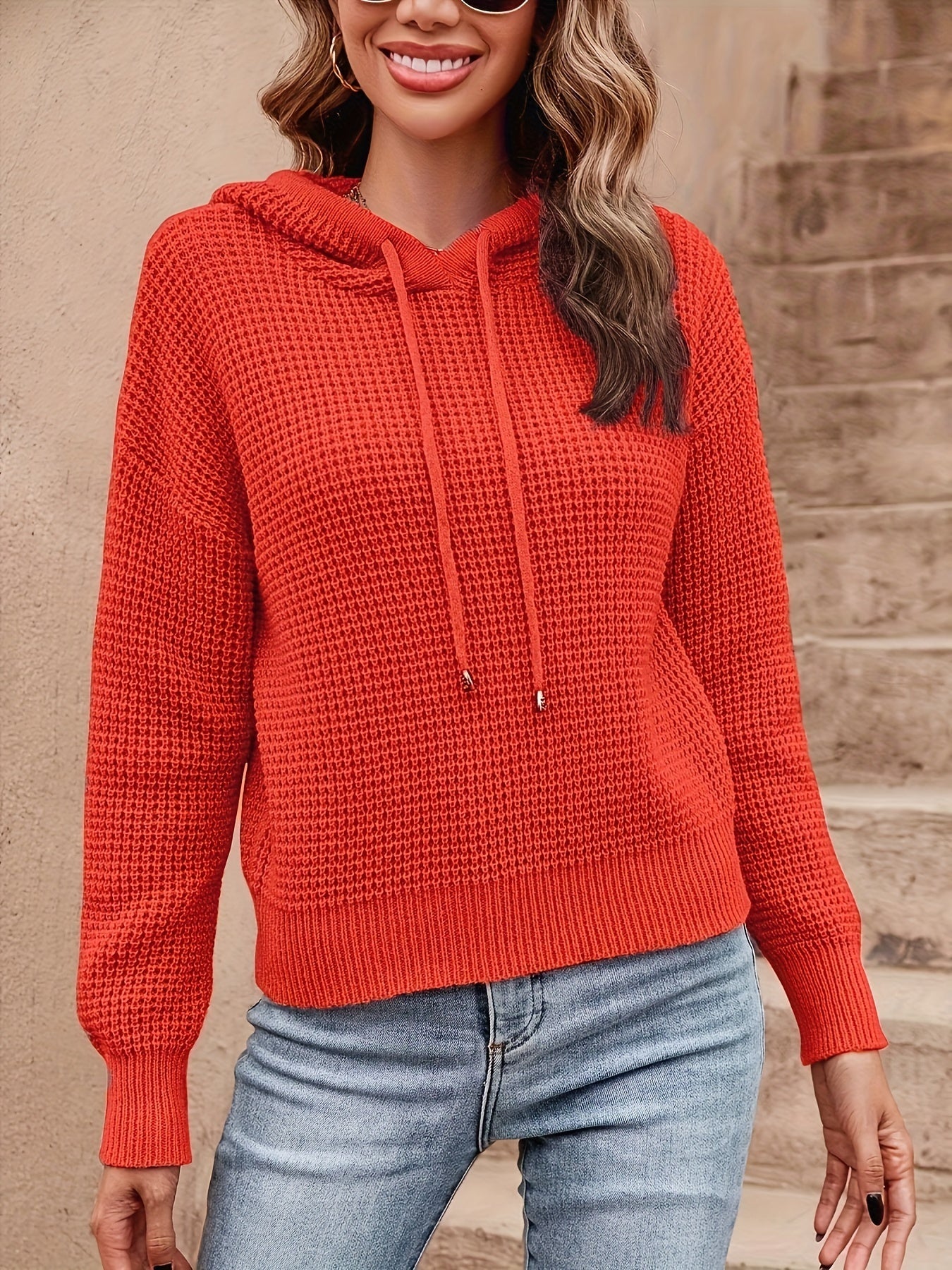 Hope Pull Femme – Pull à Capuche Décontracté Chic & Confortable pour Automne/Hiver Élégant