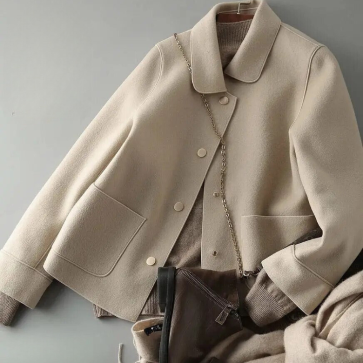 Giacca elegante da donna Emilie - Giacca in cotone chic e versatile dallo stile senza tempo